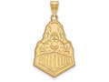 Logoart Sterling Silver Gp Purdue Extra Large  Pendant