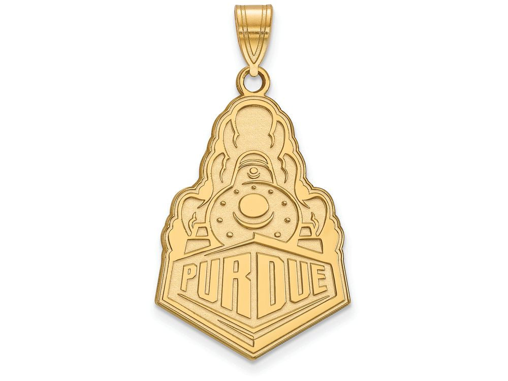 Logoart Sterling Silver Gp Purdue Extra Large  Pendant