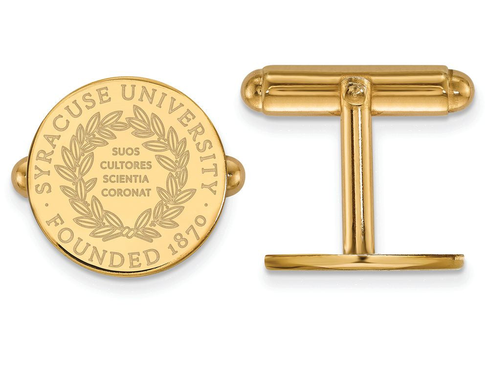 Logoart Sterling Silver Gp Syracuse University Crest Cuff Link