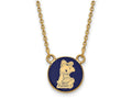 Logoart Sterling Silver Gp Alpha Xi Delta Small Enamel Pendant Necklace