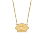 Sterling Silver Gp Nhl Logoart Boston Bruins Large Pendant Necklace