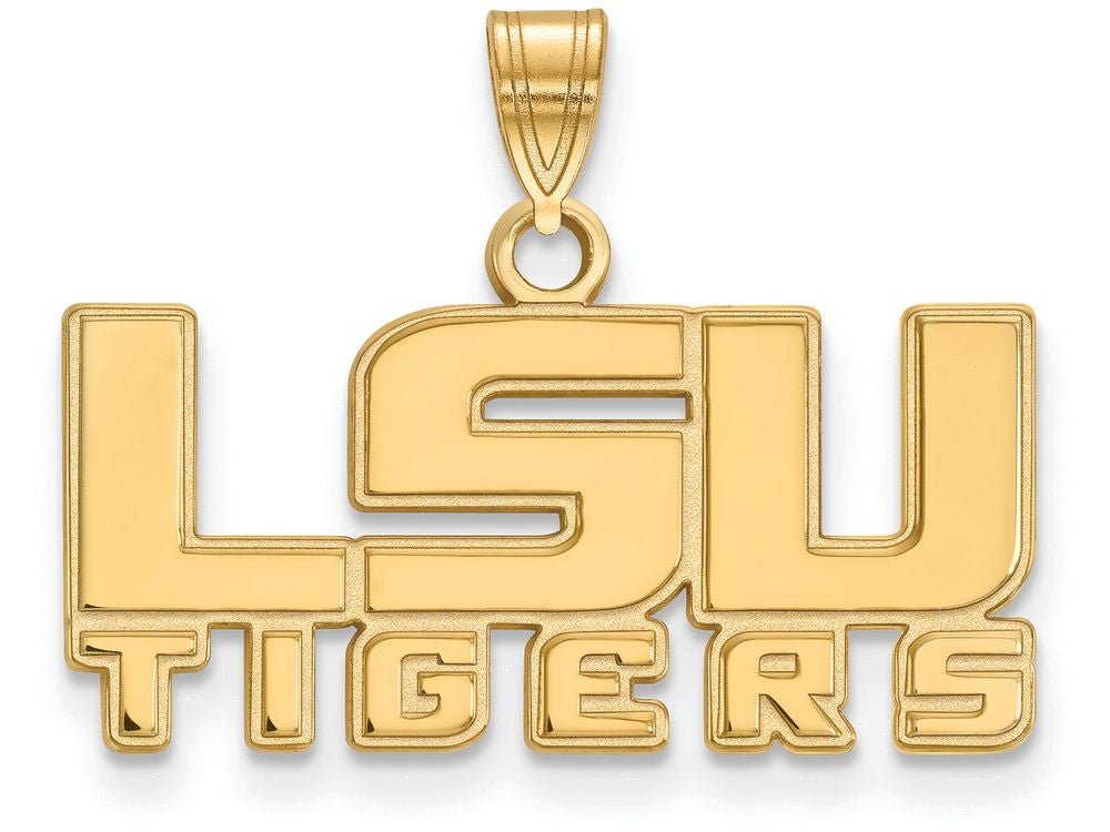 Logoart Sterling Silver Gp Louisiana State University Small Pendant