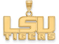 Logoart Sterling Silver Gp Louisiana State University Small Pendant