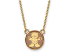 Logoart Sterling Silver Gp Sigma Delta Tau Small Enamel Pendant Necklace