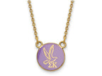 Logoart Sterling Silver Gp Sigma Kappa Small Enamel Pendant Necklace