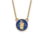Logoart Sterling Silver Gp Theta Phi Alpha Small Enamel Pendant Necklace