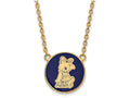 Logoart Sterling Silver Gp Alpha Xi Delta Large Enamel Pendant Necklace