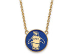 Logoart Sterling Silver Gp Theta Phi Alpha Large Enamel Pendant Necklace