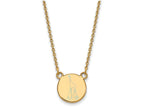 Logoart Sterling Silver Gp Alpha Epsilon Phi Extra Small Enamel Pendant Necklace