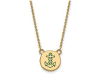 Logoart Sterling Silver Gp Alpha Sigma Tau Small Enamel Pendant Necklace