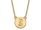 Logoart Sterling Silver Gp Alpha Xi Delta Small Enamel Pendant Necklace
