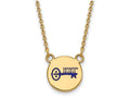 Logoart Sterling Silver Gp Kappa Kappa Gamma Small Enamel Pendant Necklace