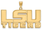Logoart Sterling Silver Gp Louisiana State University Large Pendant