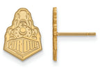 Logoart Sterling Silver Gp Purdue Small Post Earrings