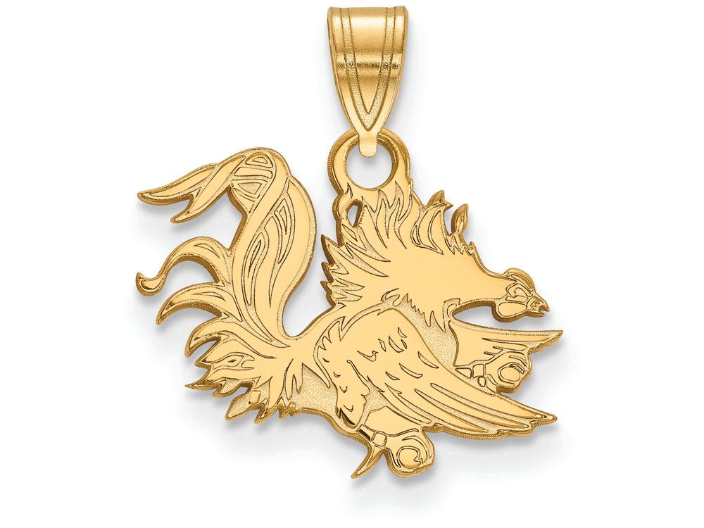 Logoart Sterling Silver Gp University Of South Carolina Small Pendant