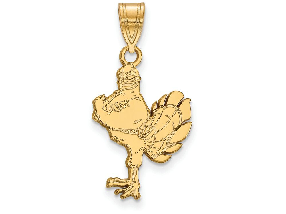 Logoart Sterling Silver Gp Virginia Tech Large Pendant