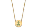Logoart Sterling Silver Gp Alpha Sigma Tau Large Enamel Pendant Necklace