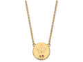Logoart Sterling Silver Gp Alpha Phi Large Enamel Pendant Necklace