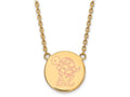 Logoart Sterling Silver Gp Delta Zeta Large Enamel Pendant Necklace
