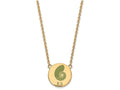 Logoart Sterling Silver Gp Kappa Delta Large Enamel Pendant Necklace