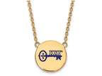 Logoart Sterling Silver Gp Kappa Kappa Gamma Large Enamel Pendant Necklace