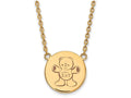 Logoart Sterling Silver Gp Sigma Delta Tau Large Enamel Pendant Necklace