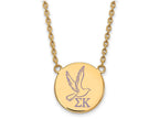Logoart Sterling Silver Gp Sigma Kappa Large Enamel Pendant Necklace