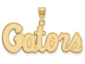 Logoart Sterling Silver Gp University Of Florida Medium Pendant