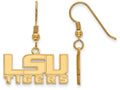Logoart Sterling Silver Gp Louisiana State University Small Dangle Earrings