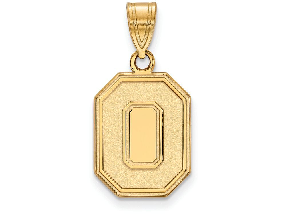 Logoart Sterling Silver Gp Ohio State University Medium Pendant