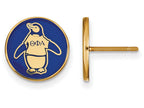 Logoart Sterling Silver Gp Theta Phi Alpha Enameled Post Earrings