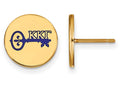 Logoart Sterling Silver Gp Kappa Kappa Gamma Enameled Post Earrings