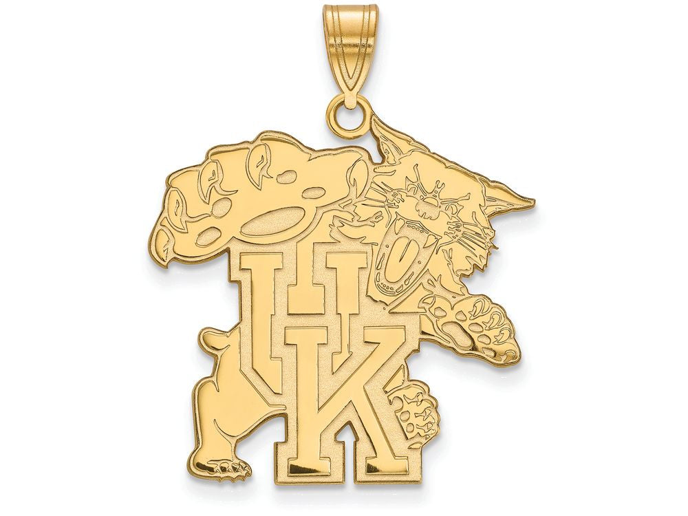 Logoart Sterling Silver Gp University Of Kentucky Extra Large  Pendant