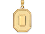Logoart Sterling Silver Gp Ohio State University Extra Large  Pendant