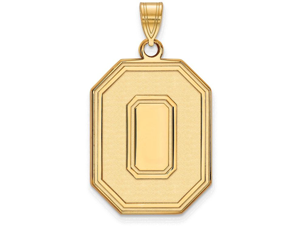 Logoart Sterling Silver Gp Ohio State University Extra Large  Pendant