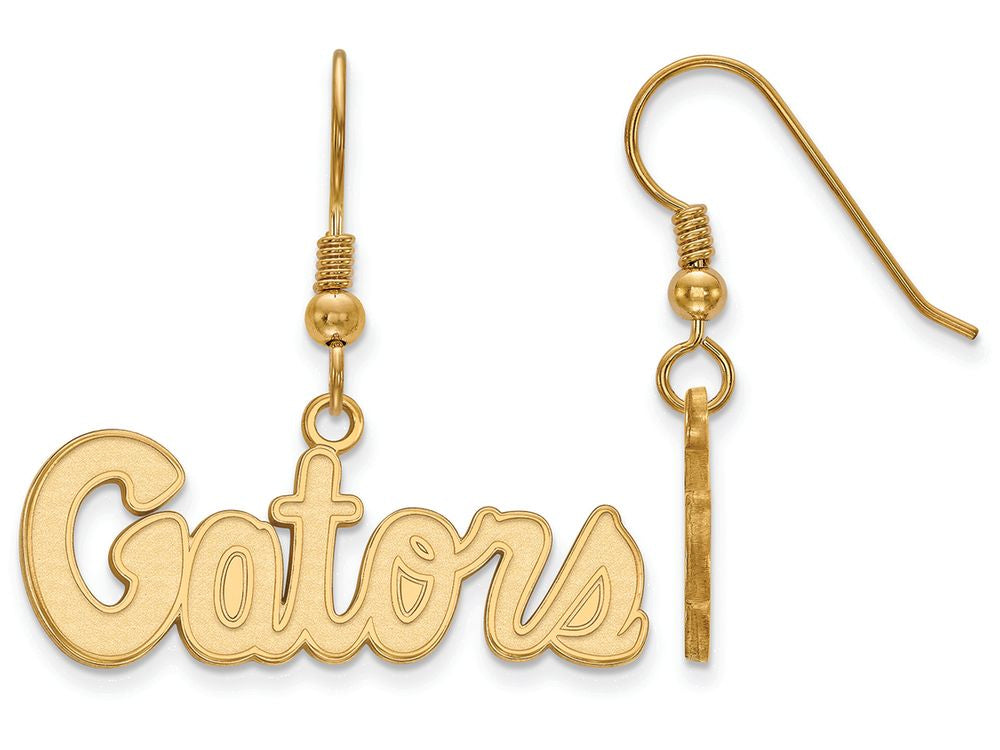 Logoart Sterling Silver Gp University Of Florida Small Dangle Earrings