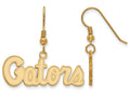 Logoart Sterling Silver Gp University Of Florida Small Dangle Earrings