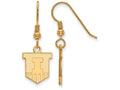 Logoart Sterling Silver Gp University Of Illinois Small Dangle Earrings