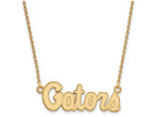 Logoart Sterling Silver Gp University Of Florida Small Pendant Necklace