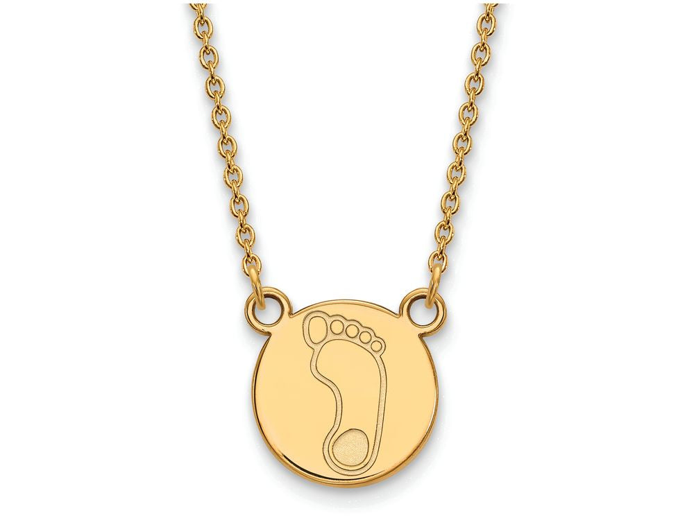Logoart Sterling Silver Gp U Of North Carolina Small Pendant Necklace