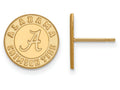Logoart Sterling Silver Gp University Of Alabama Small Post Earrings