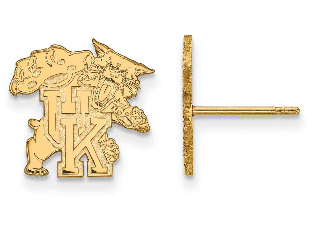 Logoart Sterling Silver Gp University Of Kentucky Small Post Earrings