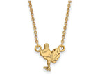 Logoart Sterling Silver Gp Virginia Tech Small Pendant Necklace