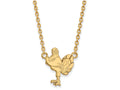 Logoart Sterling Silver Gp Virginia Tech Large Pendant Necklace