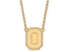 Logoart Sterling Silver Gp Ohio State University Large Pendant Necklace