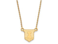 Logoart Sterling Silver Gp University Of Illinois Small Pendant Necklace