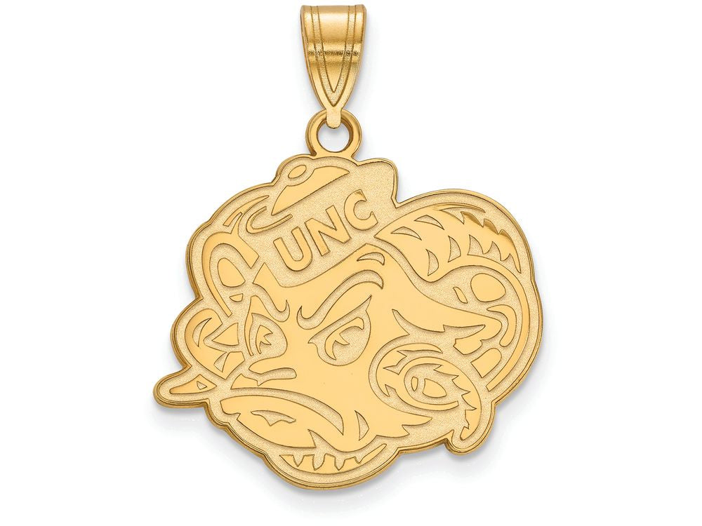 Logoart Sterling Silver Gp University Of North Carolina Large Pendant