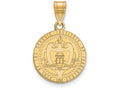 Logoart Sterling Silver Gp Georgia Institute Of Tech Med Crest Pendant