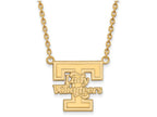 Logoart Sterling Silver Gp U Of Tennessee Large Pendant Necklace