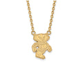 Logoart Sterling Silver Gp University Of Wisconsin Large  Pendant Necklace